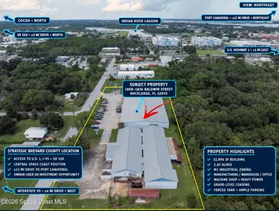 1808 Baldwin Street, Rockledge, Fl 32955, FL